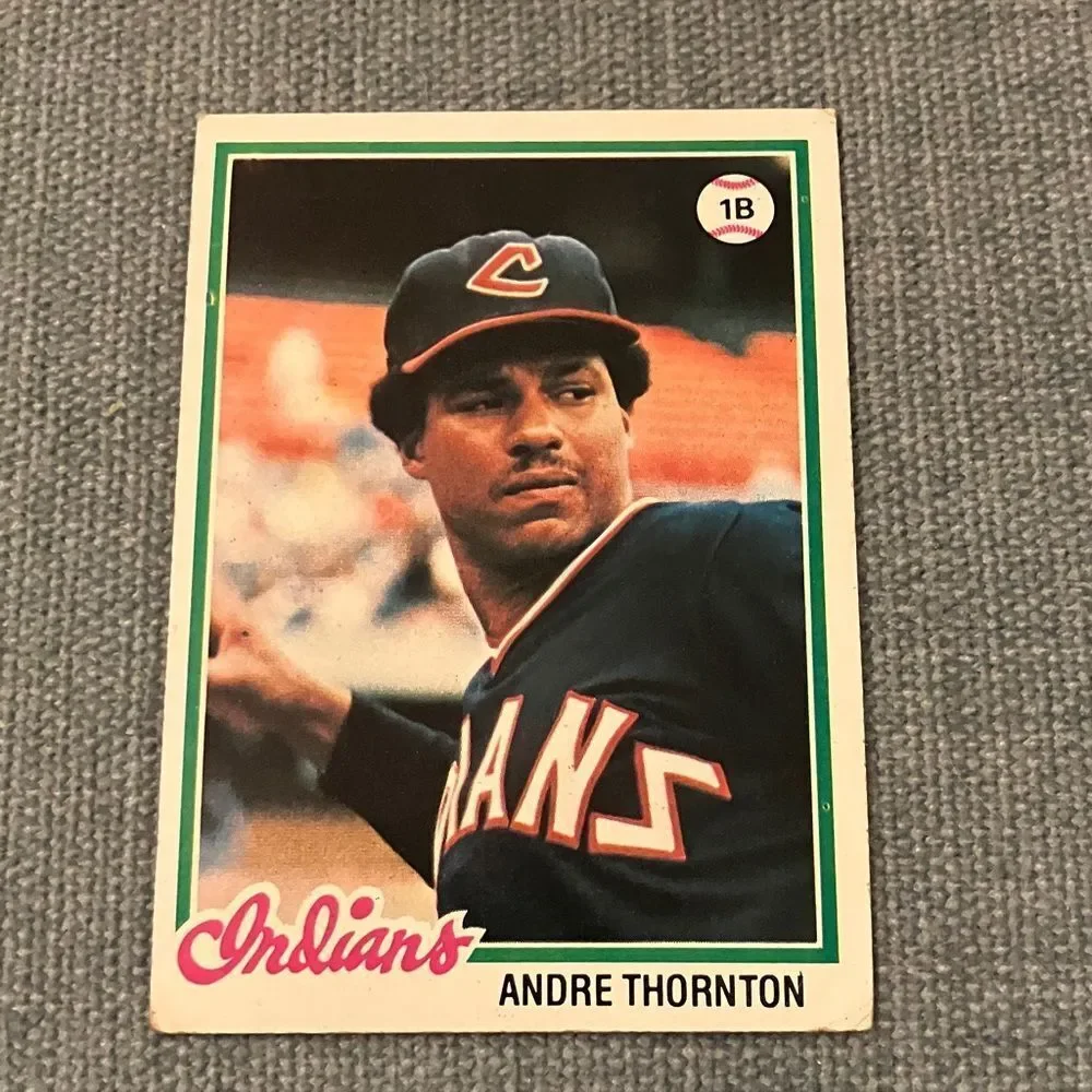 1978 Topps Cleveland Indians Baseball Card Trading Card